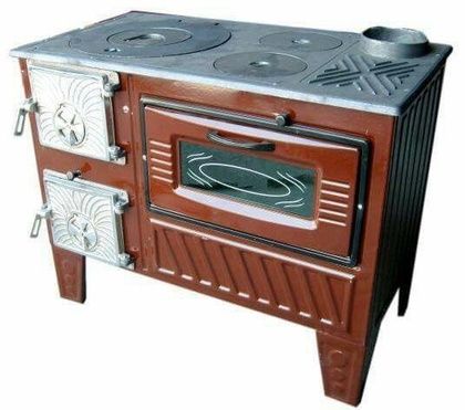 Отопительно-варочная печь МастерПечь ПВ-03 с духовым шкафом, 7.5 кВт в Абакане