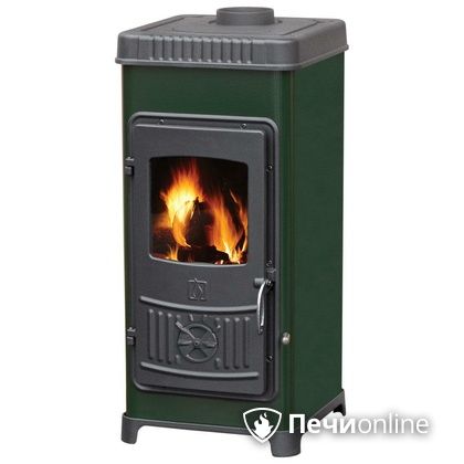 Отопительная печь Plamen Dora 8 N зеленая в Абакане