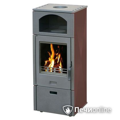 Отопительно-варочная печь Plamen Laguna коричневая в Абакане