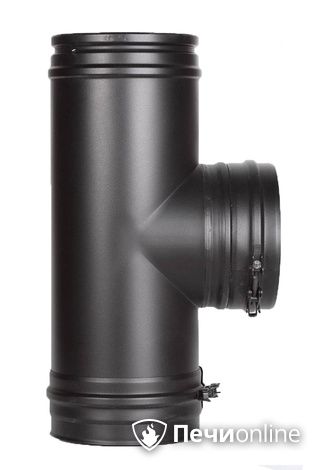 Тройник 90° Schiedel Тройник 90° д.150 PM25 (Черный) Permetr в Абакане