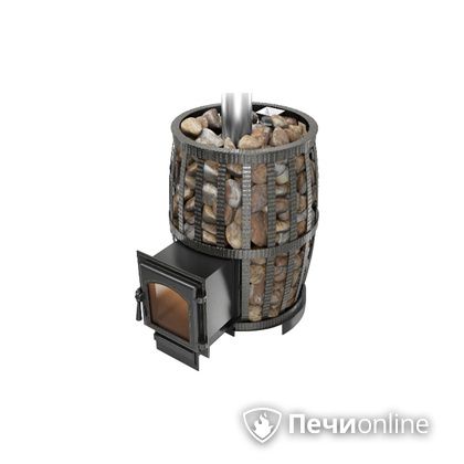 Дровяная печь-каменка Везувий Легенда Русский пар Ковка 18 (270) в Абакане