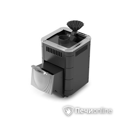 Дровяная печь-каменка TMF Гейзер Микра 2017 Inox ДН ЗК антрацит в Абакане