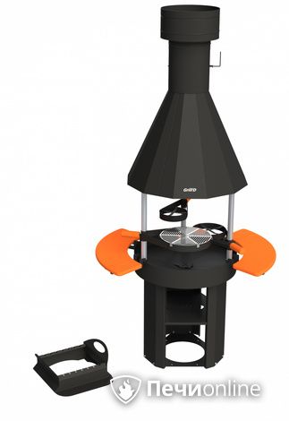 Гриль барбекю GrillD Grill-center 800  (с полками) в Абакане