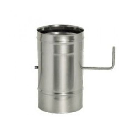  Дымок Задвижка одностенная 0.8 мм ZHR 120 в Абакане