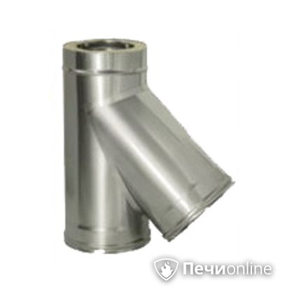 Дымоход Дымок Тройник 45° с изоляцией 0.5 мм. ТRFR45 150/230 в Абакане
