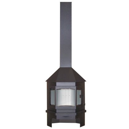 Печь-камин Бавария (Экокамин) угловая мюнхен, графит в Абакане