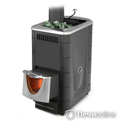 Дровяная банная печь TMF Скоропарка 2017 Inox ДНC Б, антрацит в Абакане