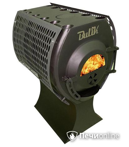 Отопительно-варочные печи Березка BulyK 280 Плюс со стеклом и экранами боковыми в Абакане