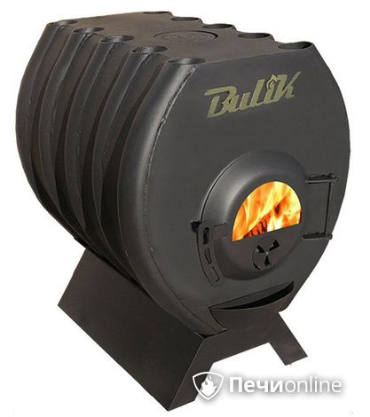 Отопительно-варочная печь Березка BulyK 400 со стеклом в Абакане