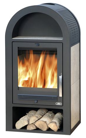 Печь-камин ABX Stockholm 8 (7кВ в воду, 5,5кВ в воздух), керамика в Абакане