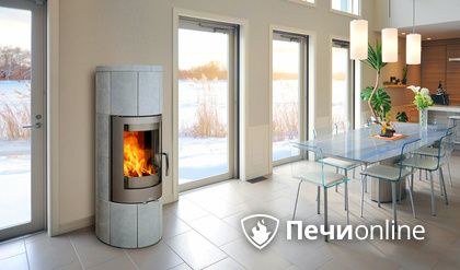 Печь-камин ABX Porto, тальк в Абакане