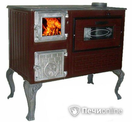 Отопительно-варочная печь МастерПечь ПВ-06 с духовым шкафом, 7.5 кВт в Абакане
