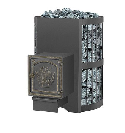 Дровяная банная печь Везувий Скиф Стандарт 22 ДТ-4 в Абакане