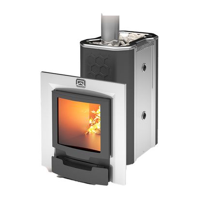 Дровяная банная печь Печь СИБИРЬ-20 ЛРК Профи Панорама (2.0) в Абакане