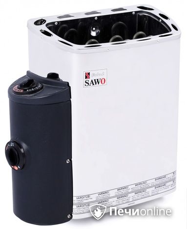 Электрокаменка для сауны Sawo Mini MN-30NB-Z со встроенным пультом управления в Абакане