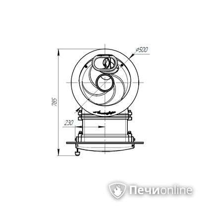 Дровяная печь-каменка Прометалл Атмосфера L ламель Окаменевшее дерево наборный рисунок в Абакане