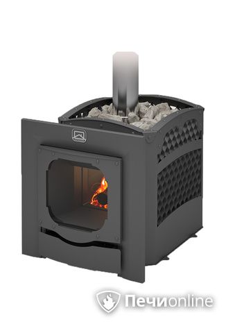 Дровяная банная печь Теплодар Былина-сетка-12 Ч Панорама (1.1) в Абакане
