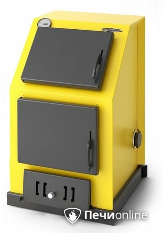 Твердотопливный котел TMF Оптимус Лайт 16кВт под АРТ и ТЭН желтый в Абакане