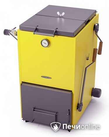 Твердотопливный котел TMF Цельсий Электро 25кВт АРТ ТЭН 6кВт желтый в Абакане