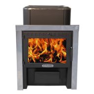 Печь для бани НМК Сибирь Кубань Панорама