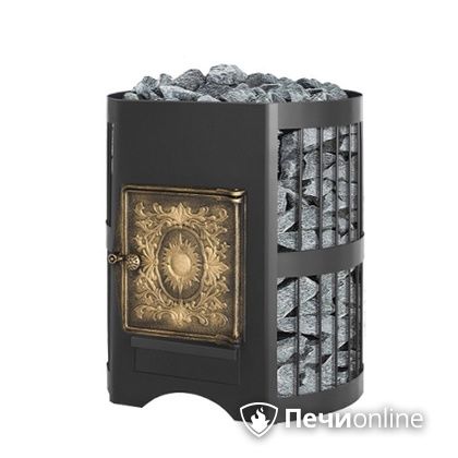 Дровяная банная печь Везувий Скиф Стандарт 12 ДТ-3 без выносного тоннеля в Абакане