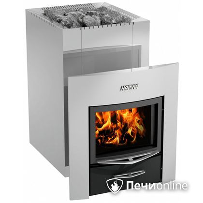 Дровяная банная печь Harvia 22 Duo Steel (Wk220) в Абакане