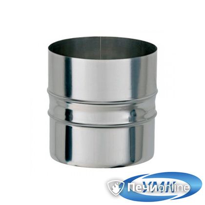 Дымоход УМК Адаптер котла D80 1.0мм нержавейка h=120мм в Абакане
