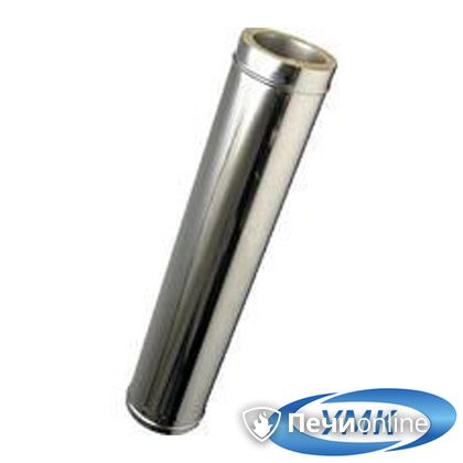 Дымоход УМК сэндвич 1.0м 120х200 нерж 1,0мм 0,5мм по воде в Абакане