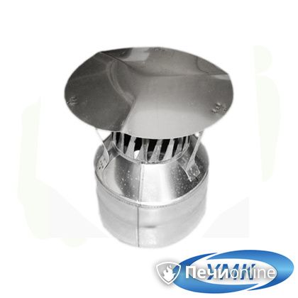 Дымоход УМК Оголовок с искрогасителем D160х220 Н+Оц 0.5мм 0.5мм по воде в Абакане