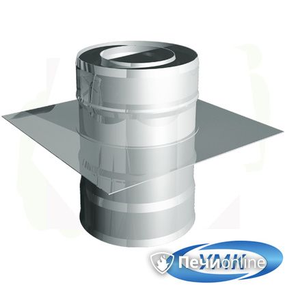 Дымоход УМК Монтажная площадка D150х210 Н+Н 1,0мм 0,5мм по воде в Абакане