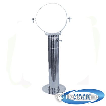  УМК Кронштейн опорный телескопический 40-75 D160 1.0 мм нержавейка в Абакане