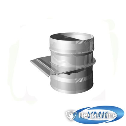  УМК Шибер-задвижка D150 1.0 мм нержавейка в Абакане