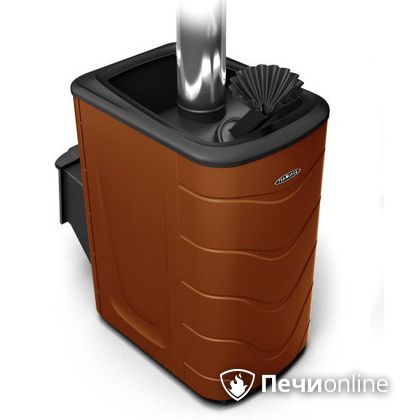 Дровяная банная печь TMF Гейзер 2014 Inox терракота в Абакане