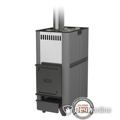 Дровяная банная печь Костёр 14 К без выносного топливного тоннеля в Абакане
