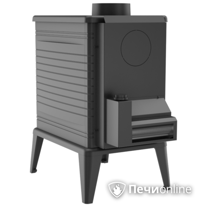 Печь-камин Kratki Koza/K10/турбина 13 кВт чугунная  в Абакане
