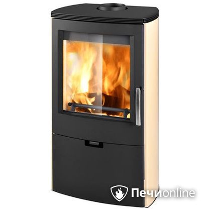Печь-камин Thorma Falun II Aqua (чёрн./бел.) в Абакане