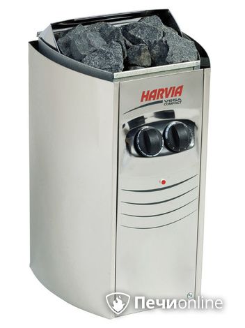 Электрокаменка для сауны Harvia Vega Compact ВС35 со встроенным пультом (HCB350400S) в Абакане