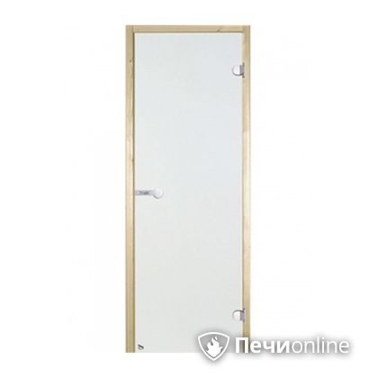 Дверь для бани Harvia Стеклянная дверь для сауны 8/19 коробка сосна сатин D81905M в Абакане