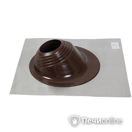 Проходник через кровлю Мастер Флеш Кровельный проходник №2-RES диаметр 203-280 мм. Коричневый в Абакане